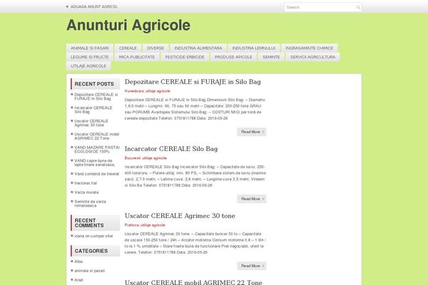 anunturiagricultura.ro site used TheNews