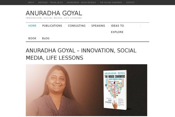 anuradhagoyal.com site used Innovate