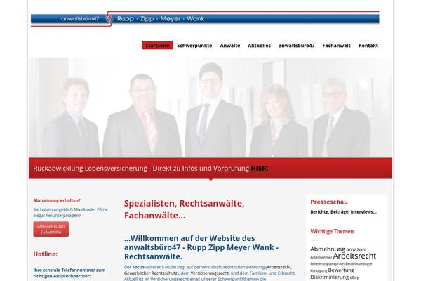WordPress website example screenshot