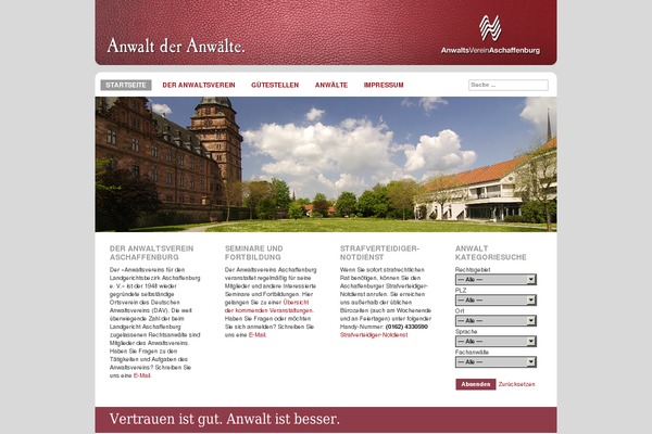 anwaltsverein-aschaffenburg.de site used Anwaltsverein