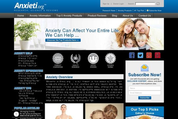 anxieti.org site used Blueview