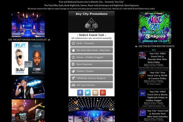 WordPress website example screenshot