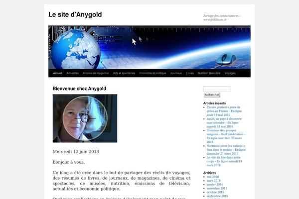 WordPress website example screenshot