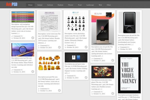 anypsd.com site used Anypsd