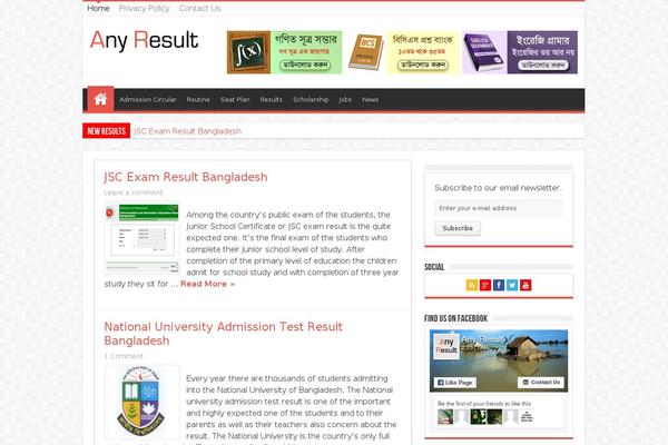 WordPress website example screenshot