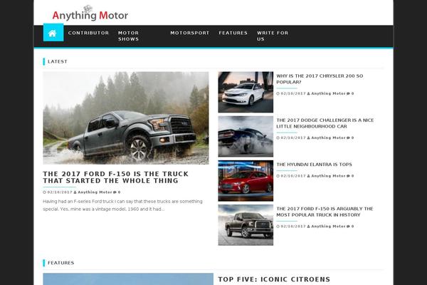 First Mag theme site design template sample