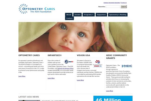 optometryscharity theme websites examples