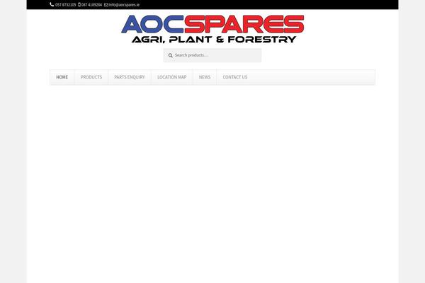 aocspares.ie site used Storefront-blank-child-theme