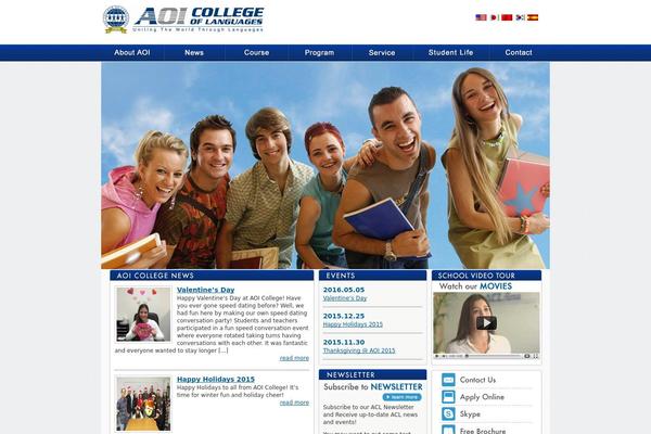 aoicollege.com site used Aoicollege-new