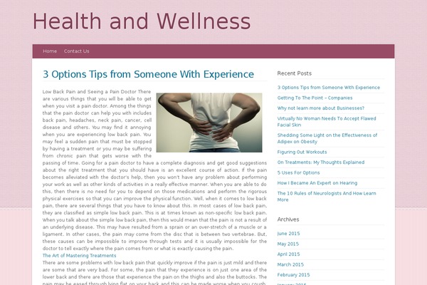 WordPress website example screenshot