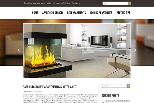 Myhouse theme site design template sample