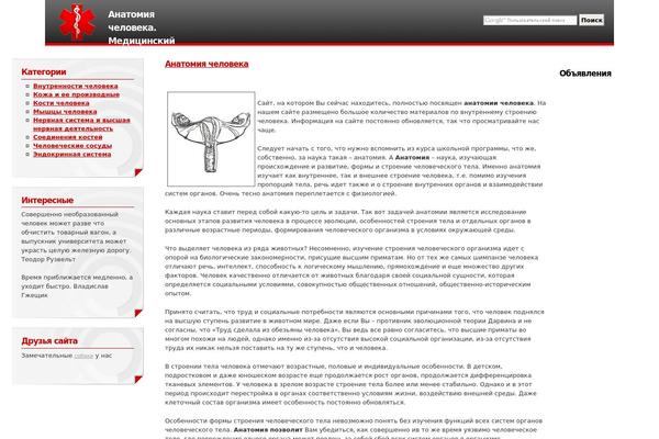 WordPress website example screenshot