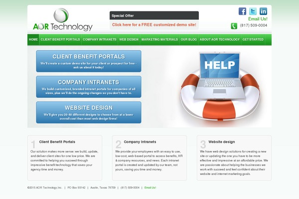 aortechnology.com site used Aor