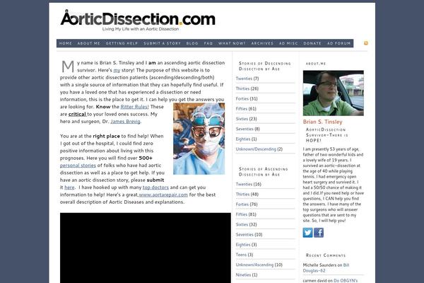 WordPress website example screenshot