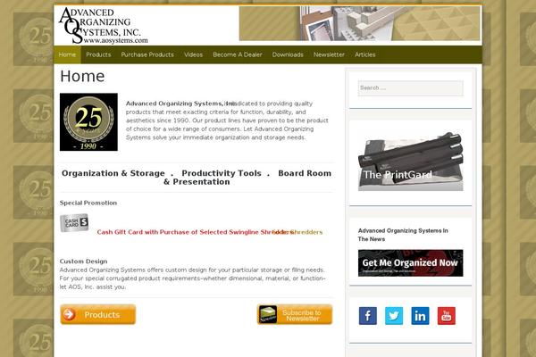 aosystems.com site used Skacero Lite