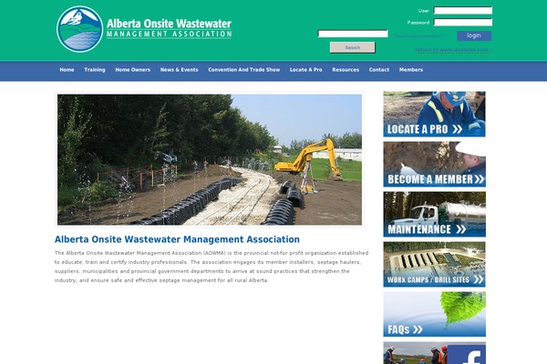 aowma.com site used Subsites