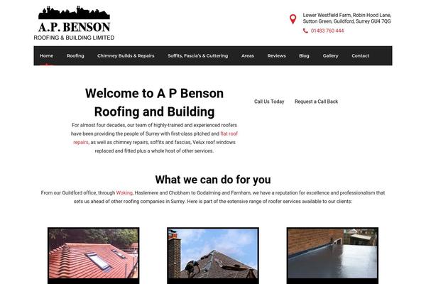 ap-benson.co.uk site used Sanat-child