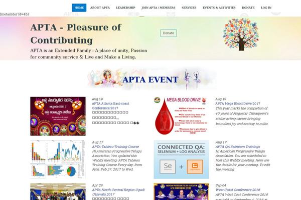 ap-ta.org site used Social-care