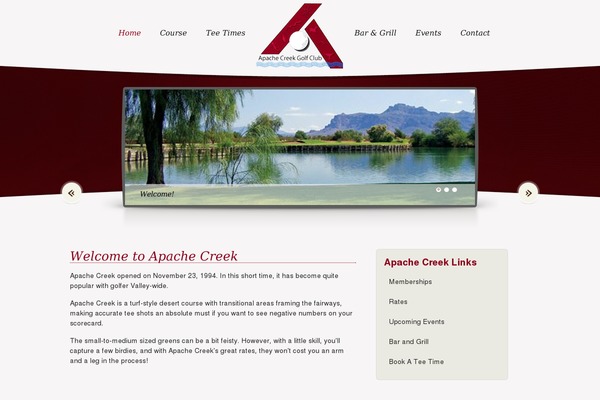 apachecreekgolfclub.com site used Qlassik