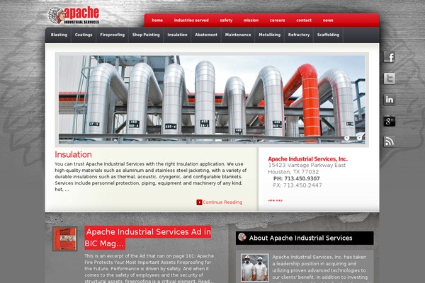 apacheip.com site used Apachetheme