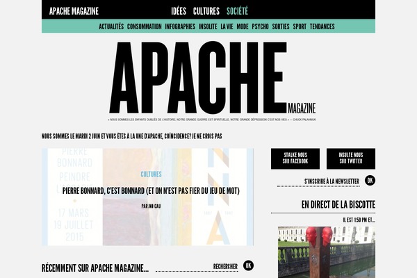 apachemag.com site used Apachemagazine