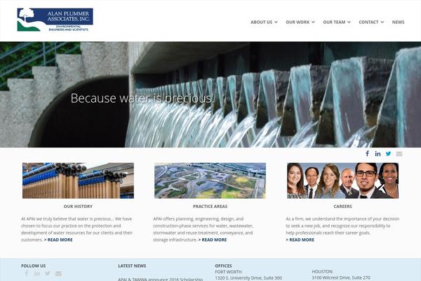 WordPress website example screenshot