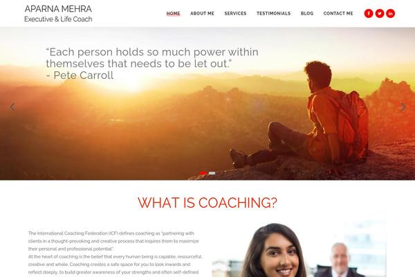 WordPress website example screenshot