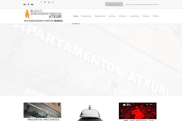 Enfold theme site design template sample