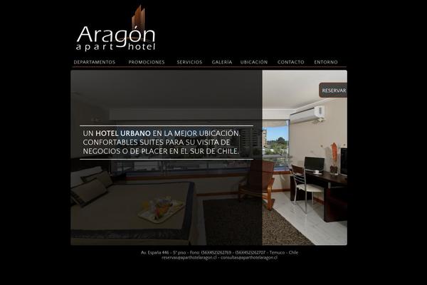 aparthotelaragon.cl site used Aragon