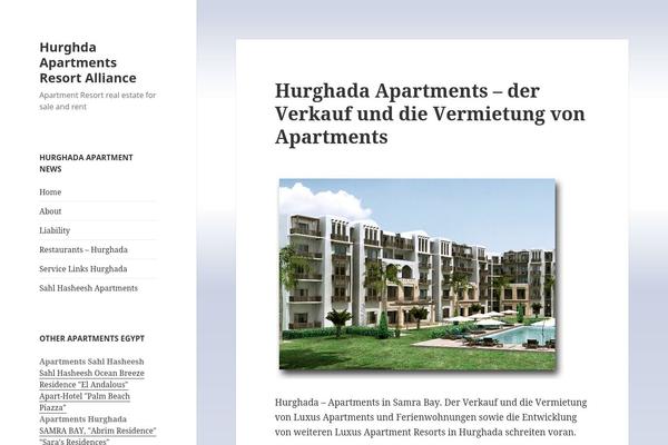 WordPress website example screenshot