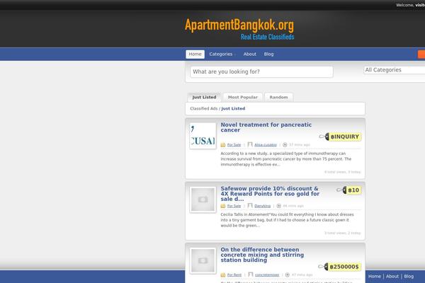 WordPress website example screenshot