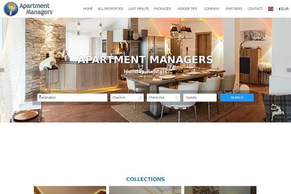 apartmentmanagers.at site used Instatheme07