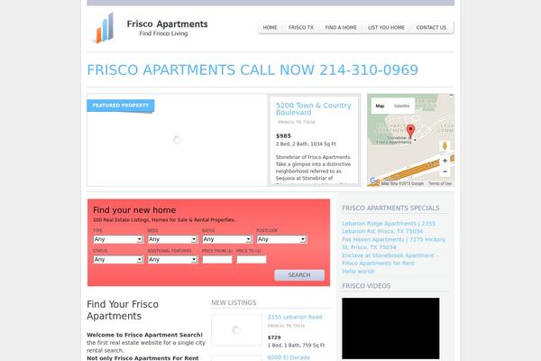 apartmentsfrisco.com site used Realestate_2