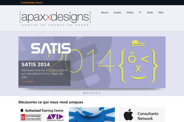 apaxxdesigns.com site used Simplicity