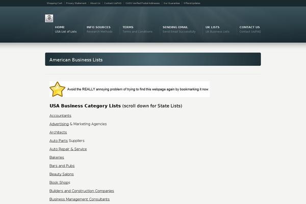WordPress website example screenshot