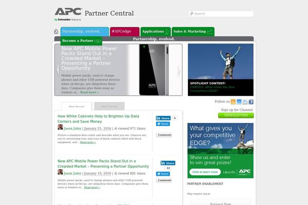 WordPress website example screenshot