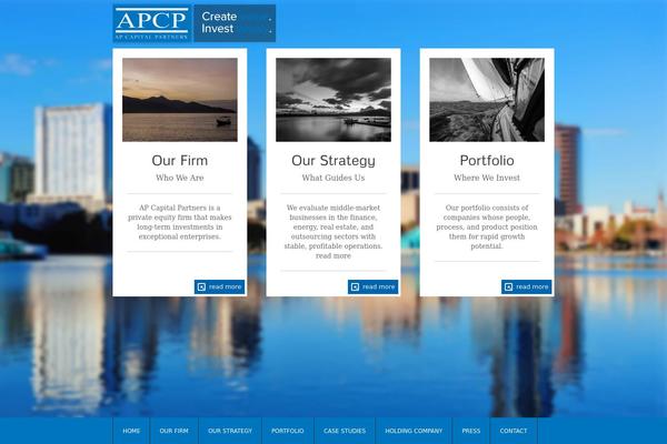 The Firm theme site design template sample