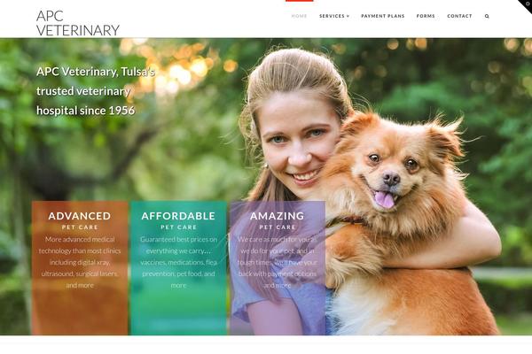 WordPress website example screenshot