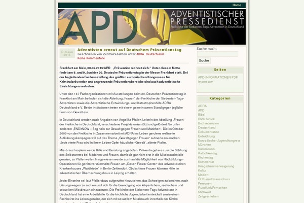 apd.info site used Connections-texthelden