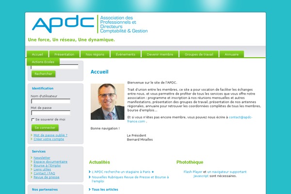 apdc-france.fr site used Apdc