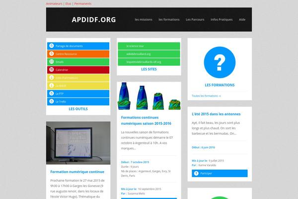 apdidf.org site used Apdidf