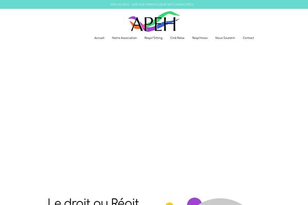 apeh.fr site used Themeapehenfant
