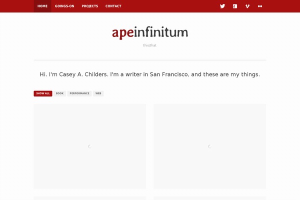 WordPress website example screenshot