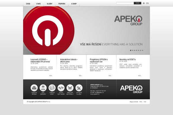 apeko.cz site used Apeko