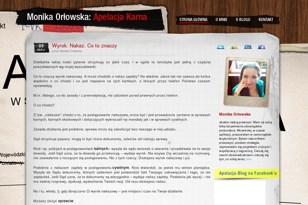 apelacja-blog.pl site used Thesis 1.8.3
