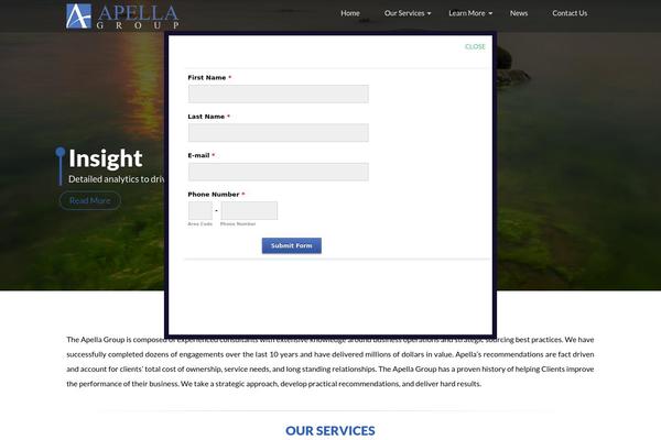apellagroup.com site used Apella