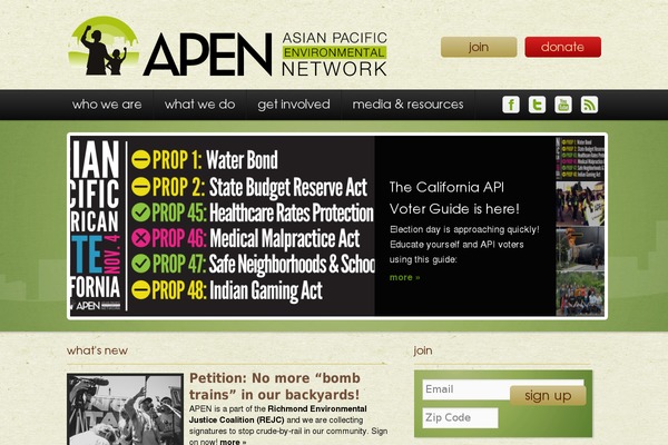 apen4ej.org site used Childthemedivi