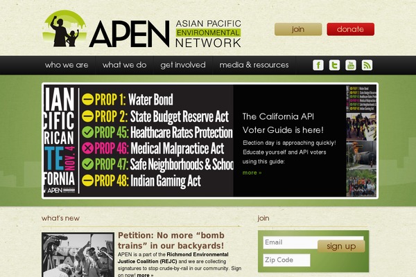 apen theme websites examples