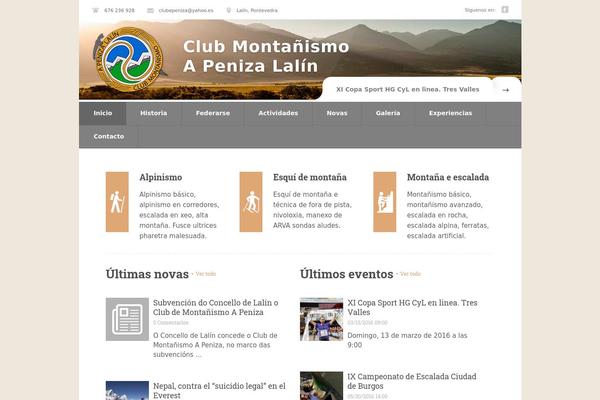 WordPress website example screenshot