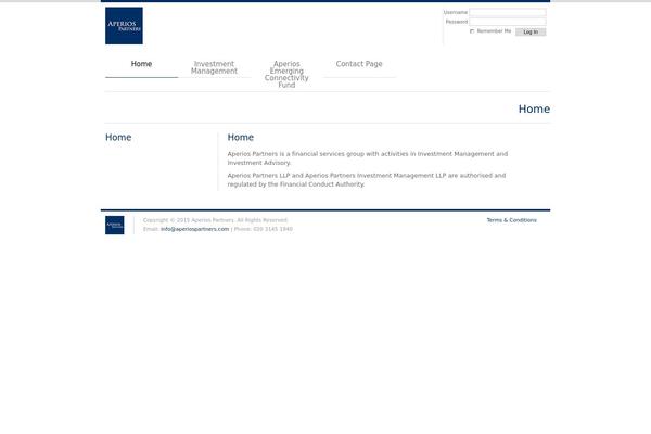 aperiospartners.com site used Aperios